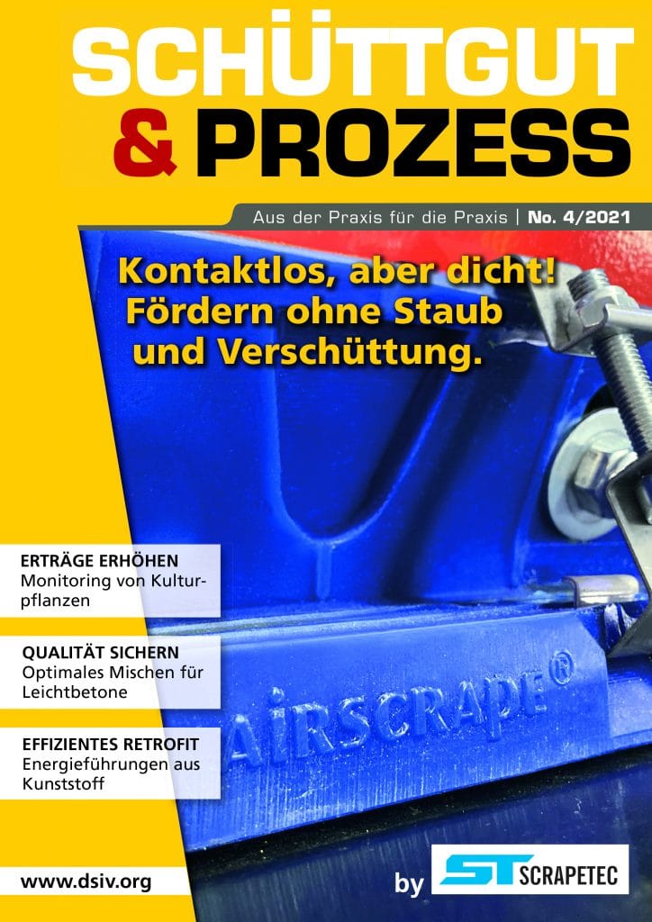 Heftcover des Fachmagazins Schüttgut und Prozess 4 2021