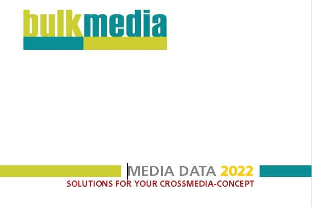 Heftcover Englischsprachige mediadaten bulk media 2022