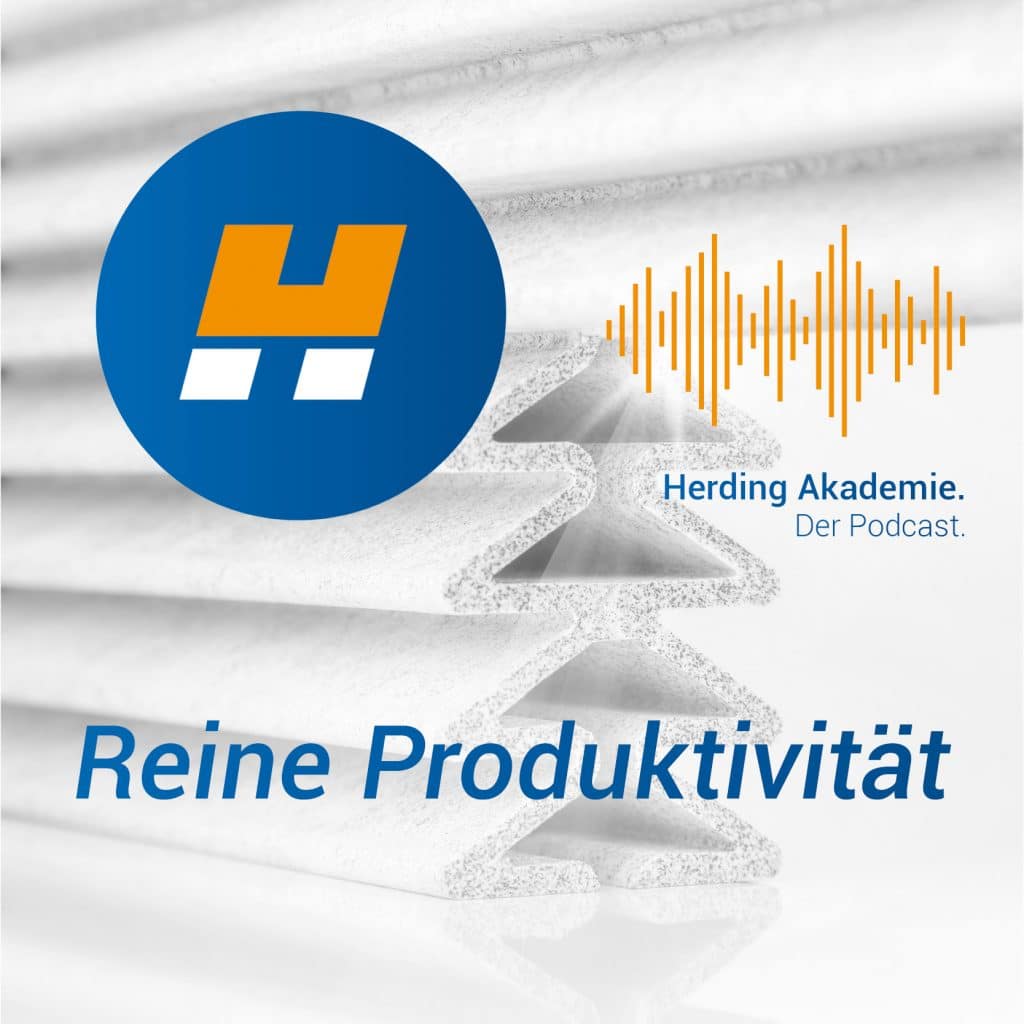 Podcast-Teaser für die Herding Academie Thema ist reine Produktivität