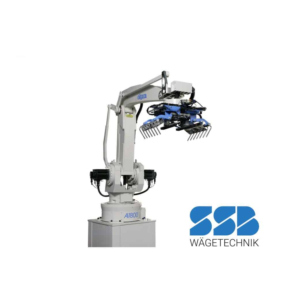 SSB Wägetechnik Ai 1800 inteligenter Roboter zur Palletierung auf schuettgutmagazin.de