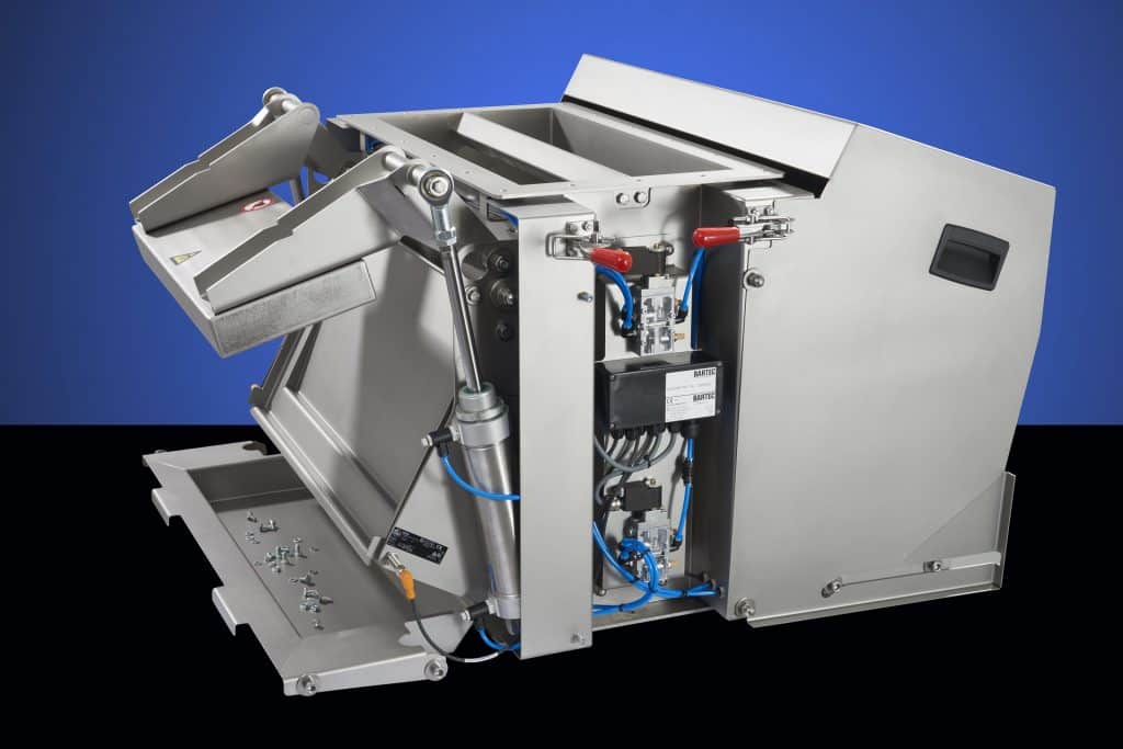 Goudsmit Außenpolmagnet auf der linken Seite geöffnet, auf schuettgutmagazin.de