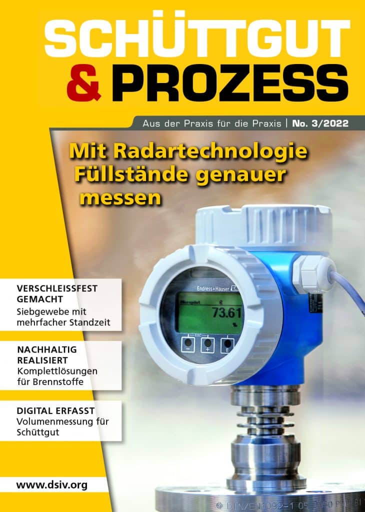 Cover des Magazins Schüttgut & Prozess 3/2022 auf schuettgutmagazin.de