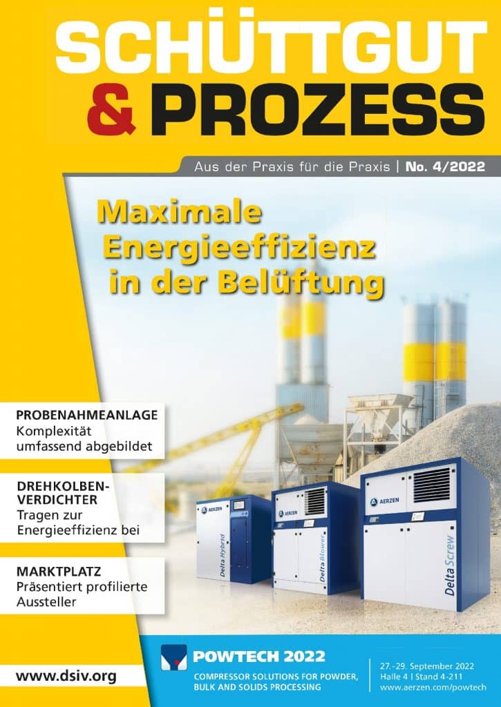 Cover des Magazins Schüttgut & Prozess 4/2022 auf schuettgutmagazin.de