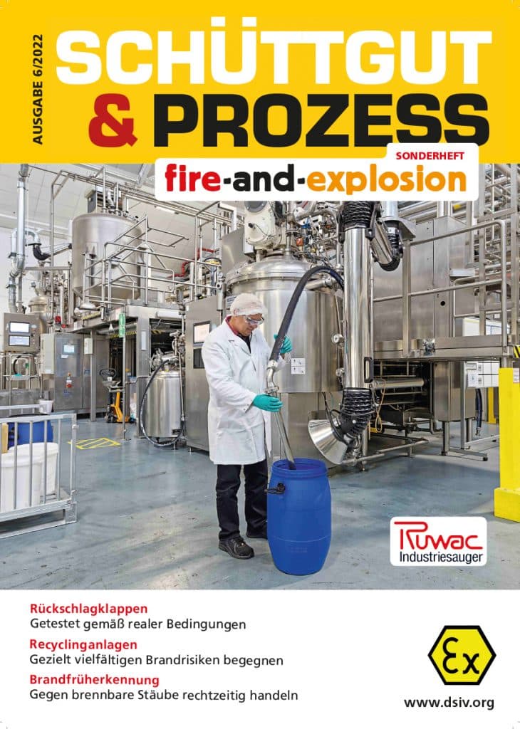 Cover des Magazins Schüttgut & Prozess 6/2022 auf