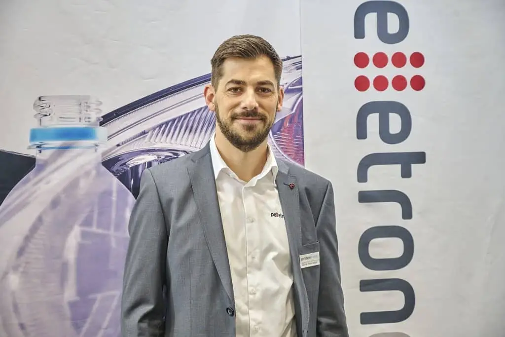 Daniel Habersetzer auf dem pelletron der piab