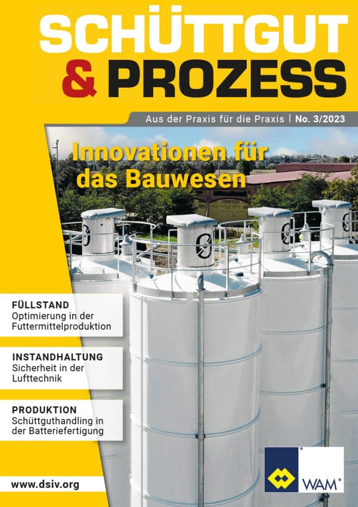 Cover des Magazins Schüttgut & Prozess 3/2023 auf schuettgutmagazin.de