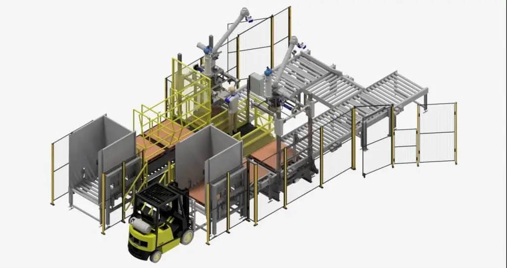 Entwurf Doppel Big-Bag Abfüllsystem