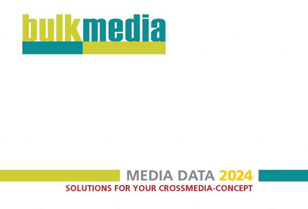 Cover der engischsprachigen Mediadaten 2024 der bulkmedia