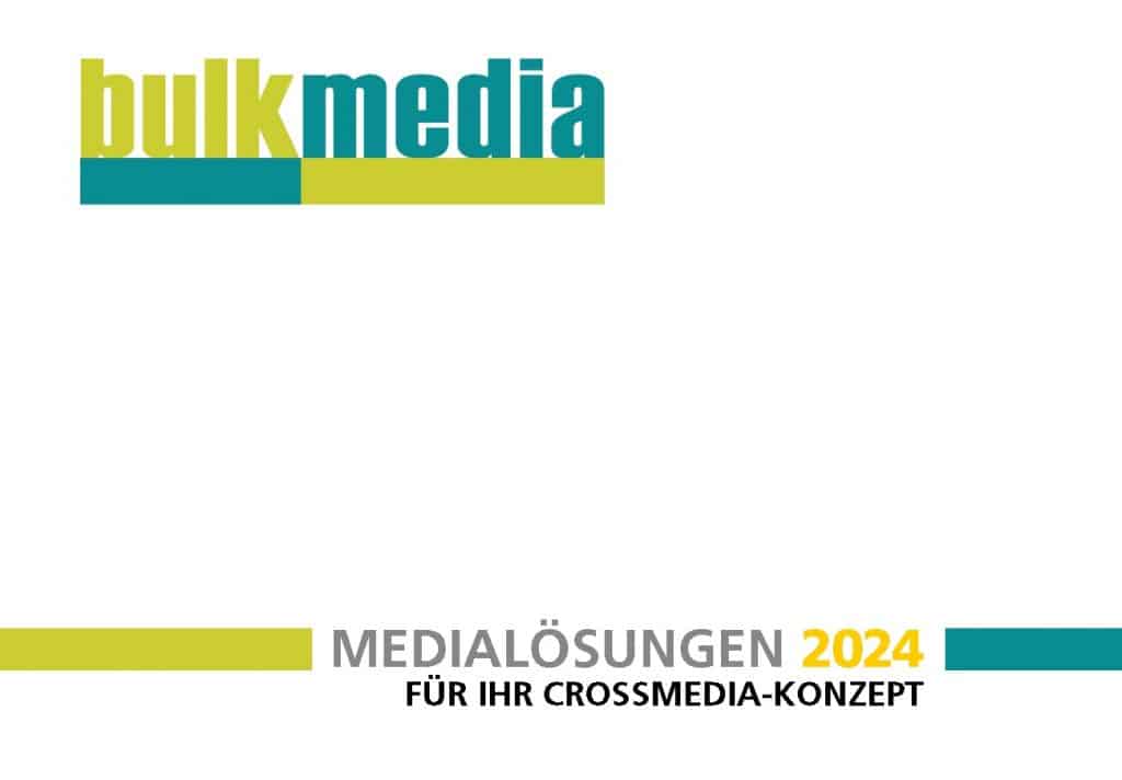 Cover der deutschsprachigen Mediadaten 2024 der bulkmedia