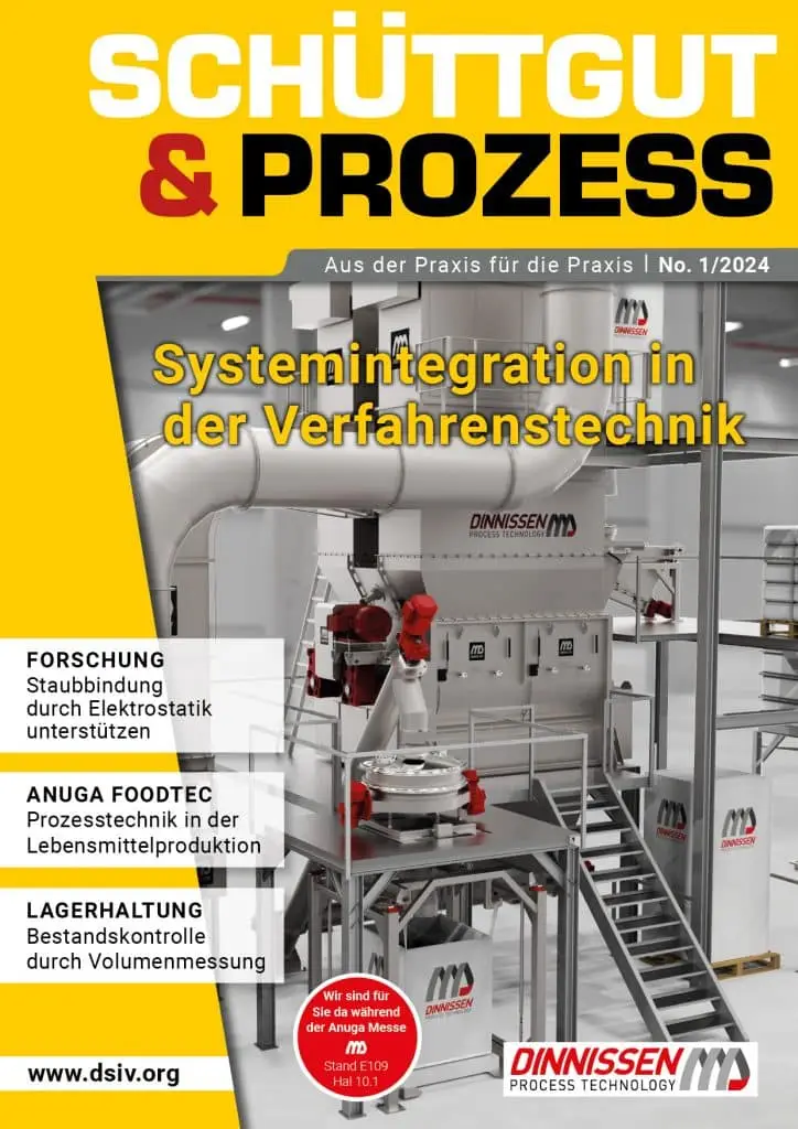 Cover des Magazins Schüttgut & Prozess 1/2024