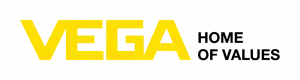Schriftlogo in Gelb Vega Home of Values
