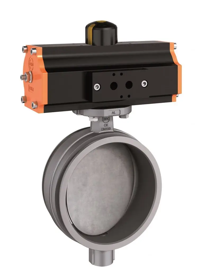 Rohrsystemklappe CK-M mit Nuten