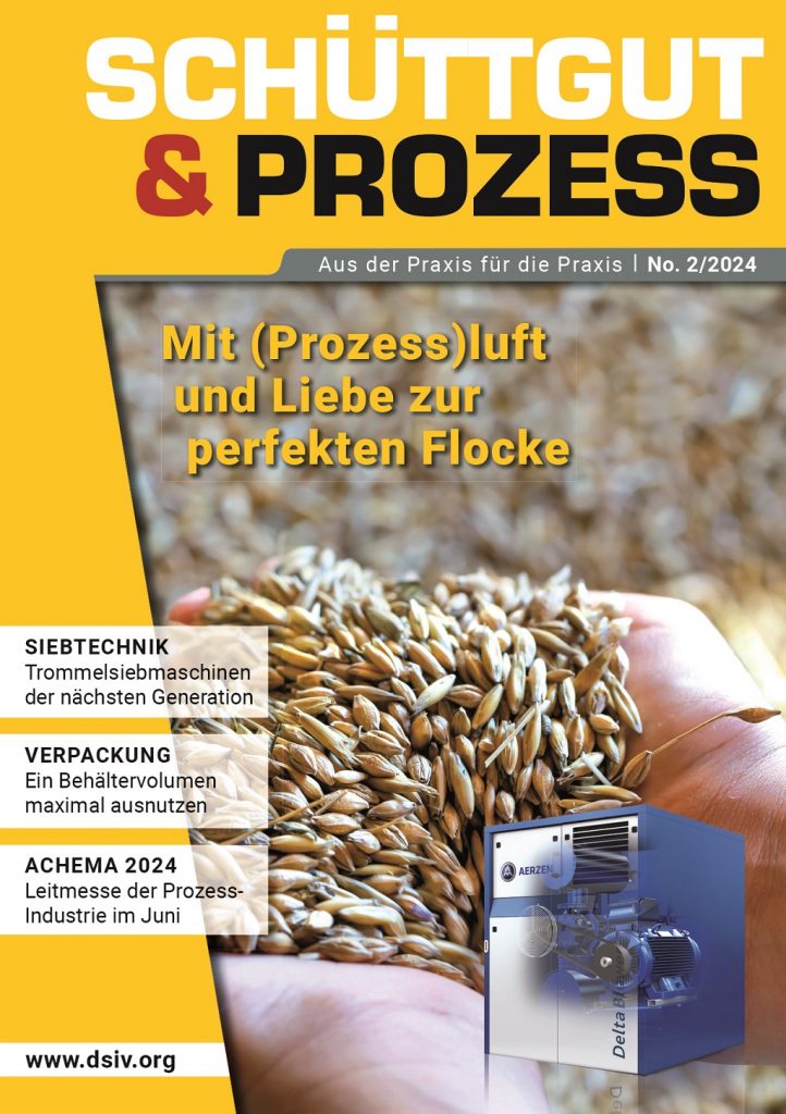 Cover des Magazins Schüttgut & Prozess 2/2024
