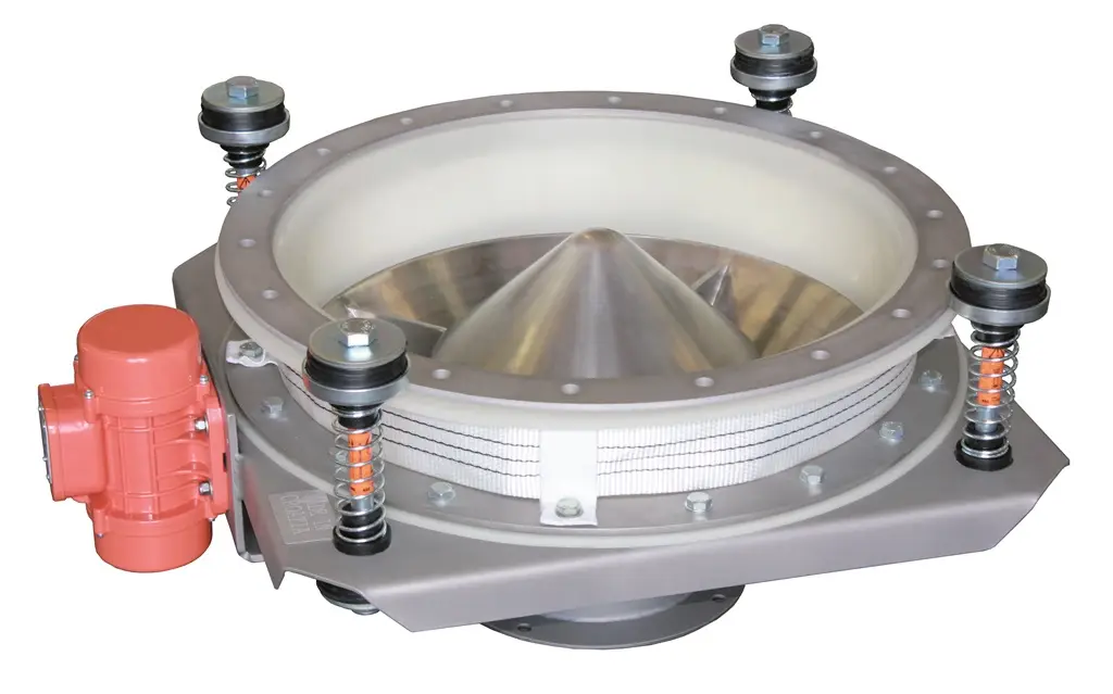Industrie Vibrationsaustragboden, ein Element das zwischen dem Silo und dem Ausgabebehälter angebracht wird.