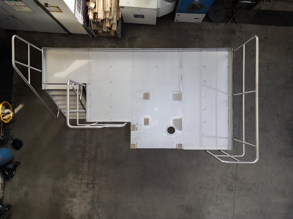 Bedienbühne von oben