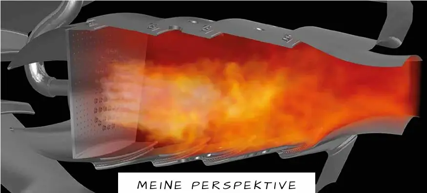 Simulation einer Wasserstoff-Verbrennung
