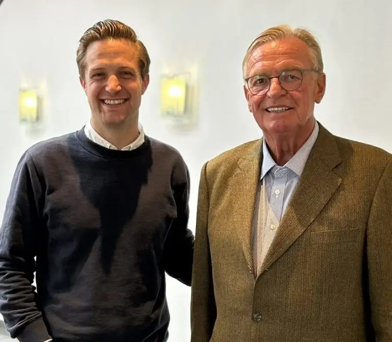 Dr. Christian Körling rechts und Julius Körling links.