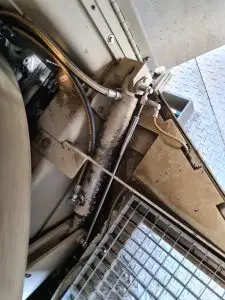 Sensor im Einsatz an einem Betonmischer