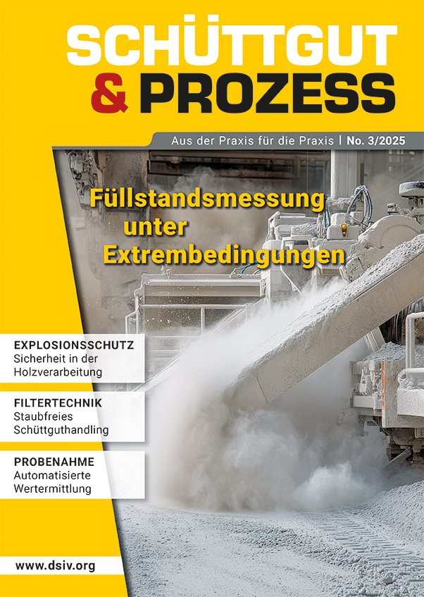 Cover des Magazins Schüttgut & Prozess 3/2025