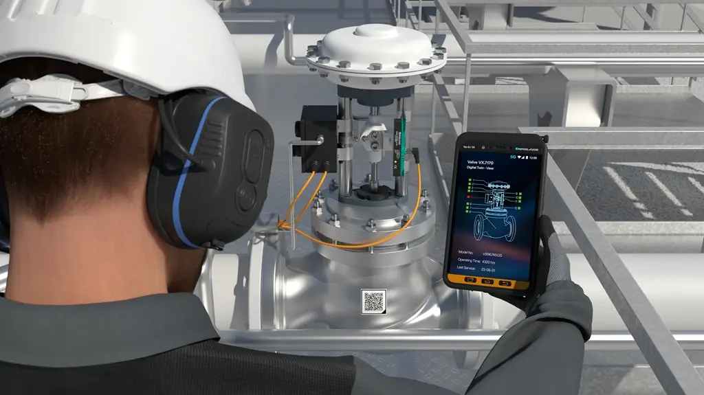 Explosionsgeschütztes Tablet im Einsatz auf der Baustelle