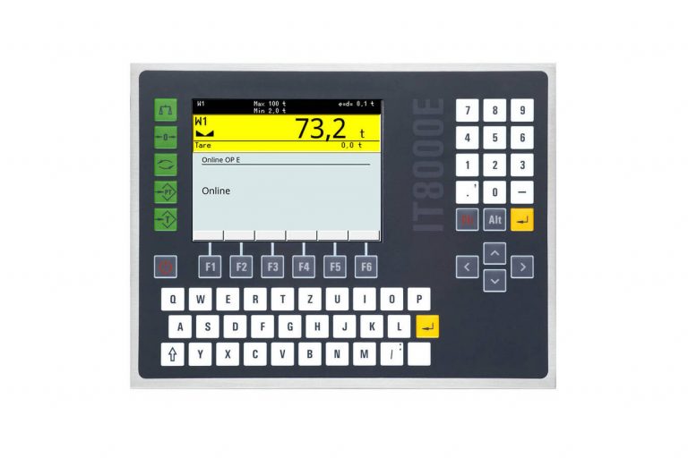 Display eines SysTec Wägeterminals