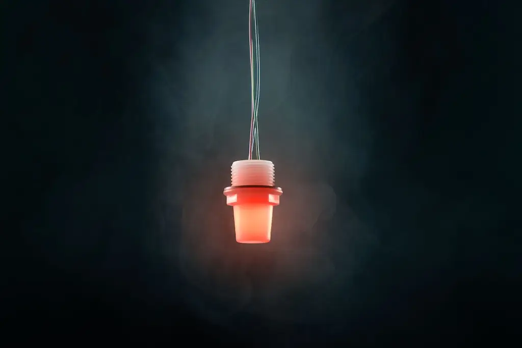 Rote Led-Lampe