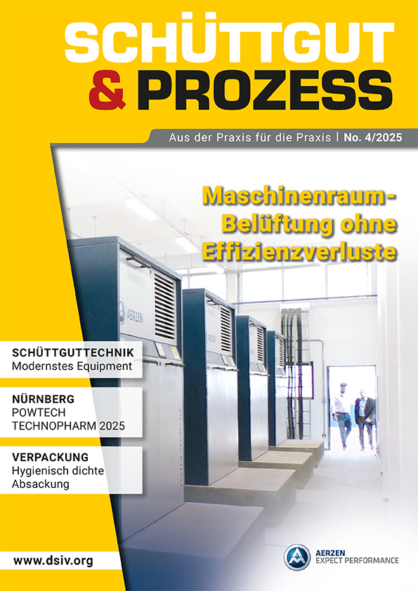 Cover des Magazins Schüttgut & Prozess /2025
