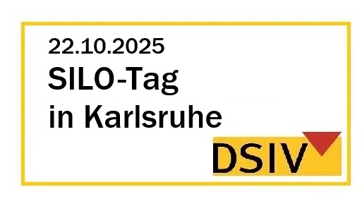Ankündigung "DSIV Silo-Tag in Karlsruhe" am 22.10.2025
