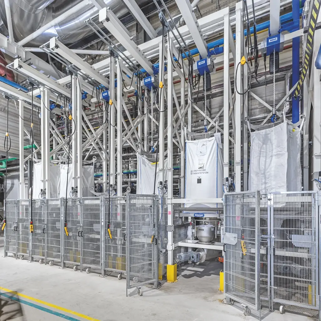 Aufgabestation für Big Bags