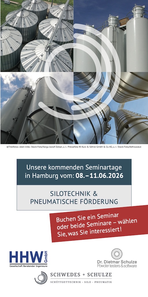 Bild des Flyers Seminartage Silotechnik & pneumatische Föderung in Hamburg