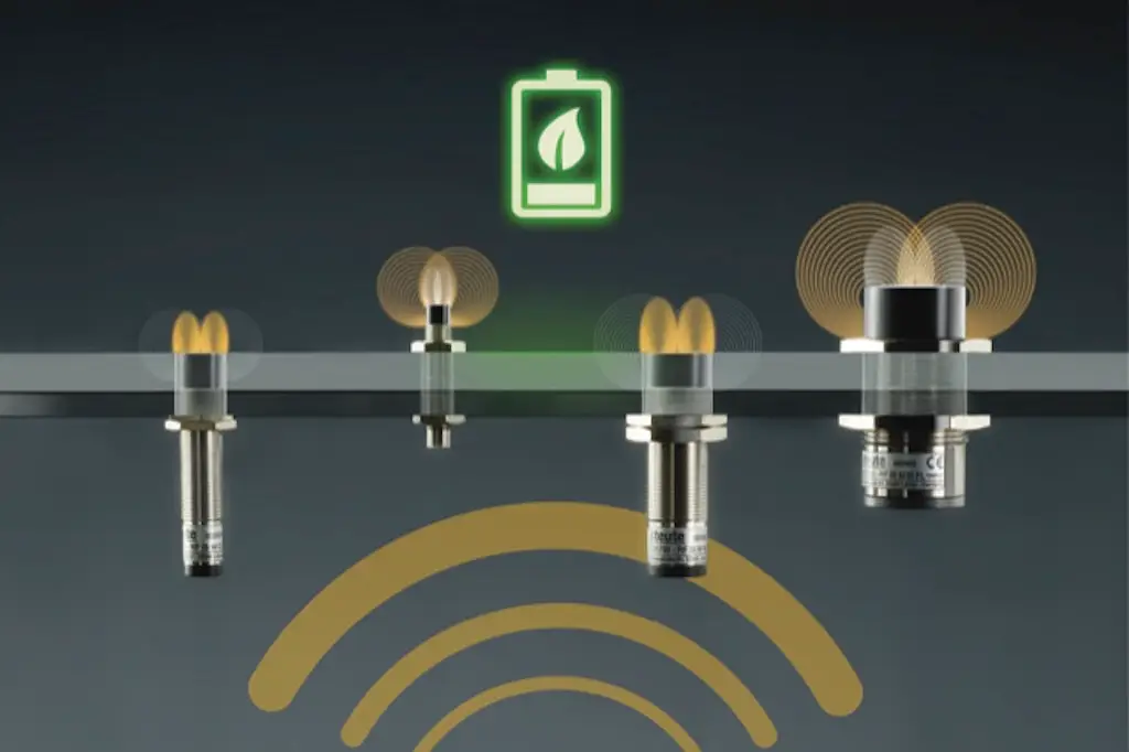 Schema von 4 verschiedenen Industriesensoren.