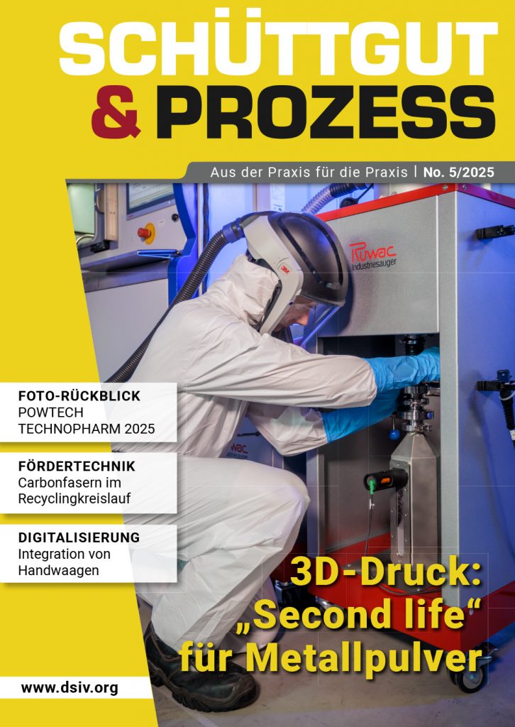 Cover des Magazins Schüttgut & Prozess 5/2025