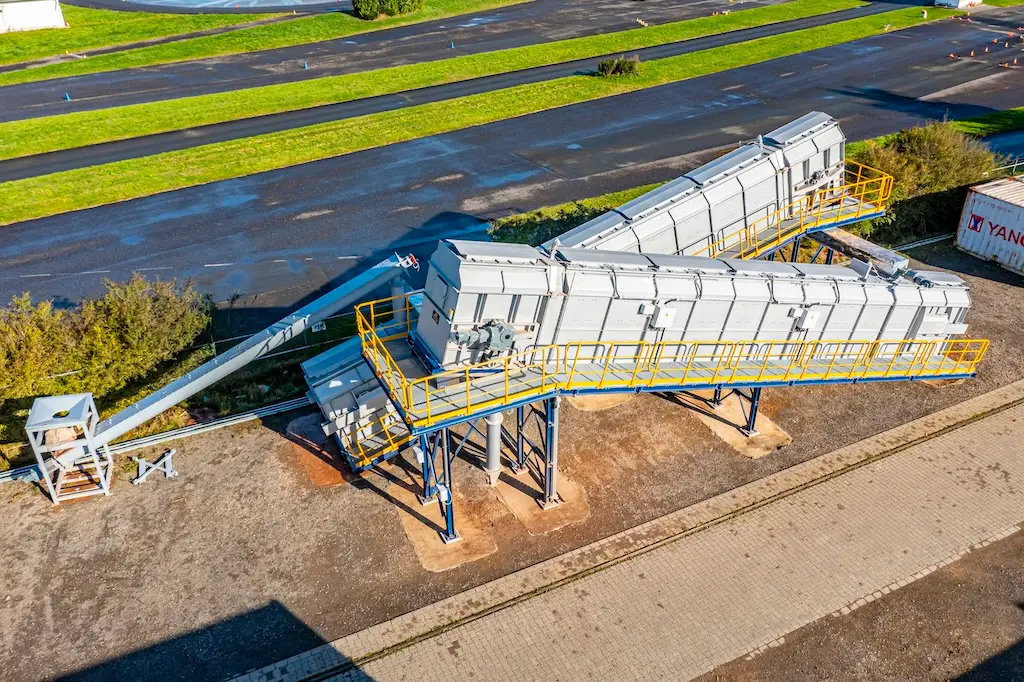 Aufbau des eLCC – energieeffiziente Kalzinierungstechnologie