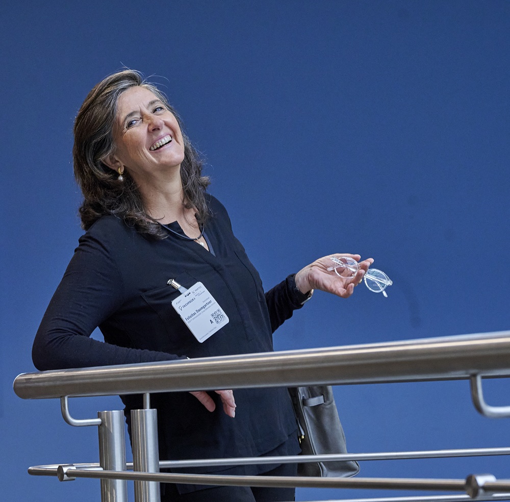 Felicitas Baumgartner, bulkmedia auf der Powtech-Technopharm 2025