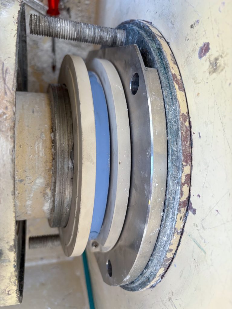 Dichtungsring an einer Industriemaschiene