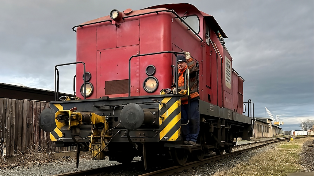 Alte Rote Rangierlock