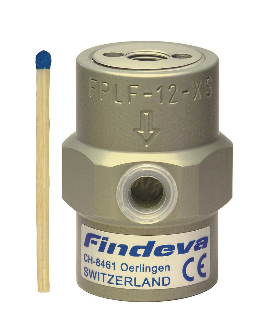 metallener kleiner vibrator mit findela aufschrifft