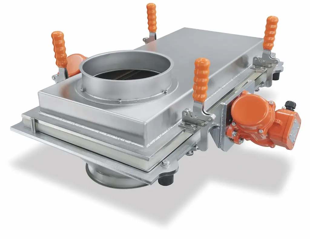 Siebmaschiene mit Überlaufvorrichtung