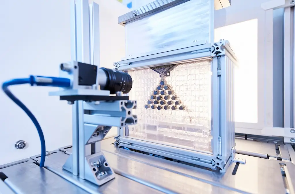 Analyse des Fließverhaltens von Schüttgut