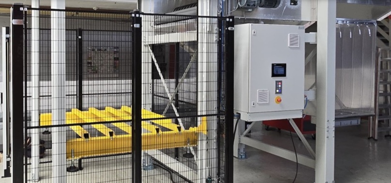 Sackentleerungsanlage eines dänischen Herstellers