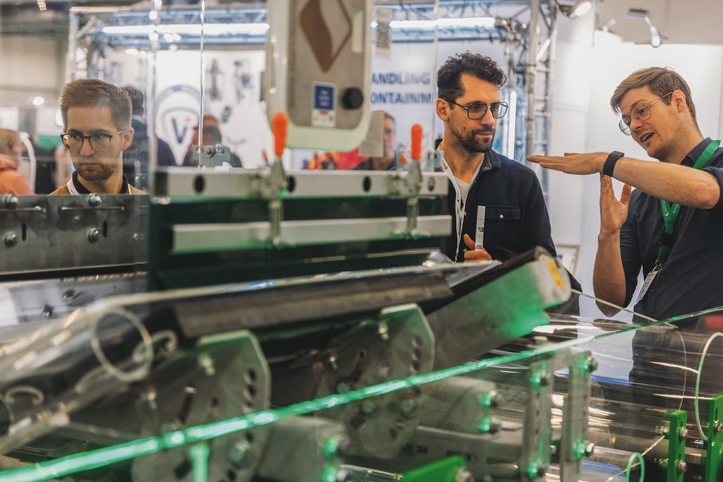 Austauchgespräch auf der messe