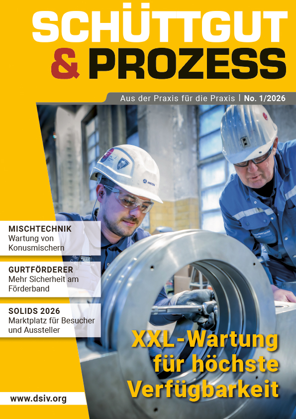 Cover des Magazins Schüttgut & Prozess 1/2026