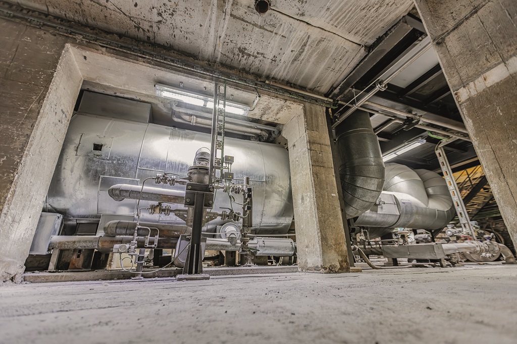 Schalldämpfer eines Industrieverdichters in XXL