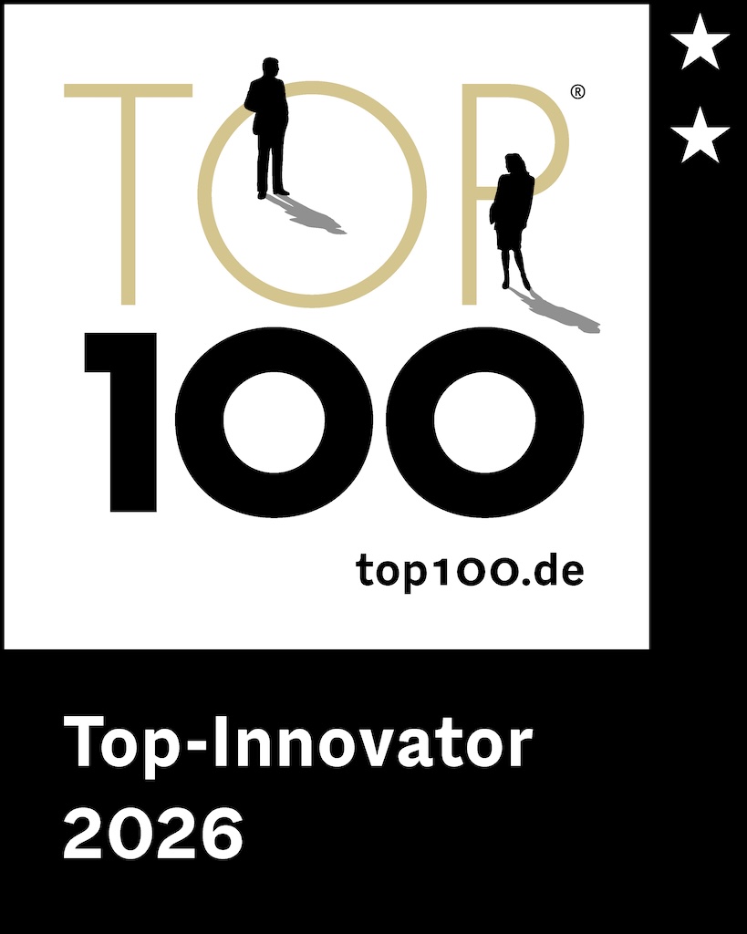 Siegel für die top 100 Innovationen in 2026