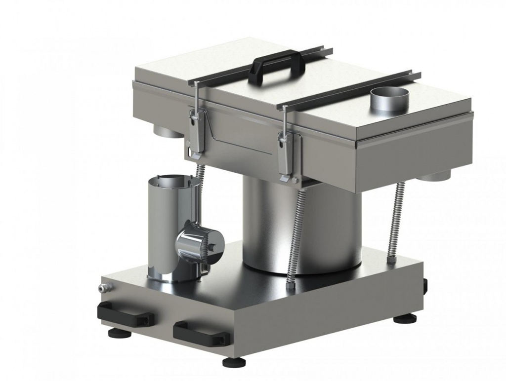 Produktbild einer kleinen Siebmaschine für Laborversuche