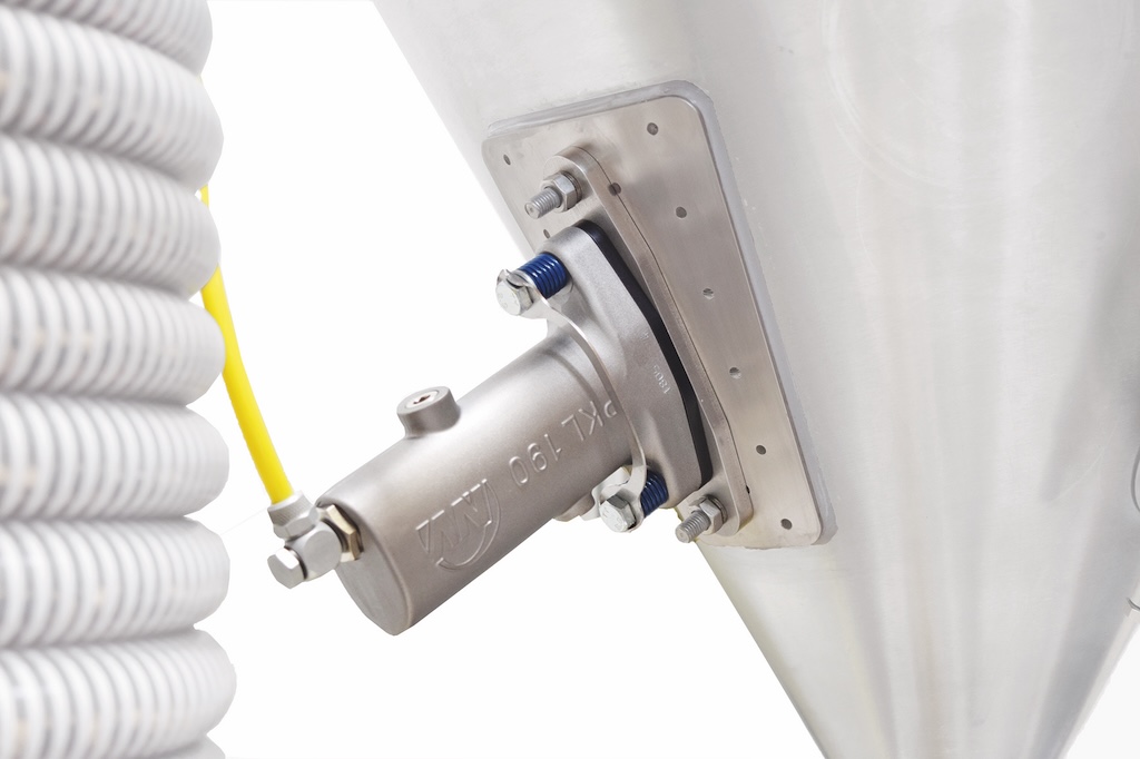 Vibrationstechnik für konische Formen