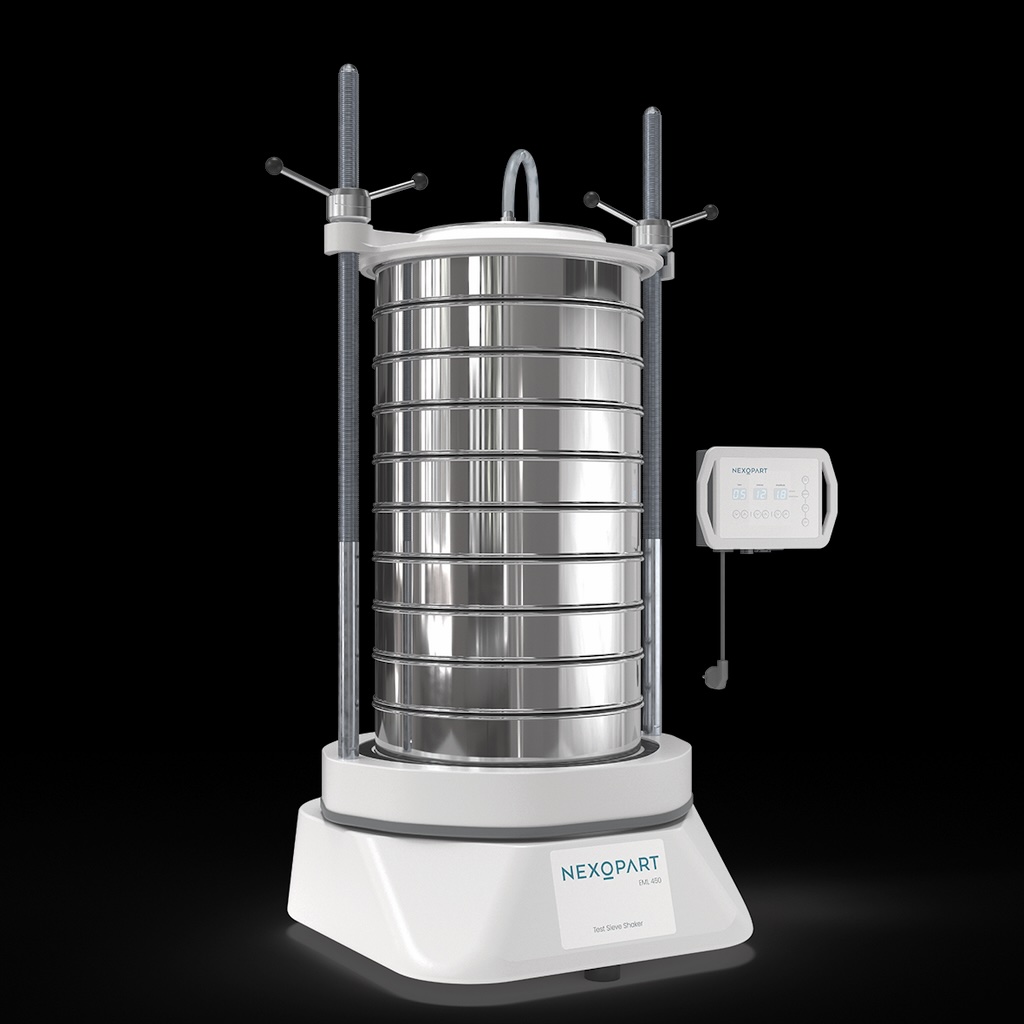 Maschiene für Analyse von Siebgut