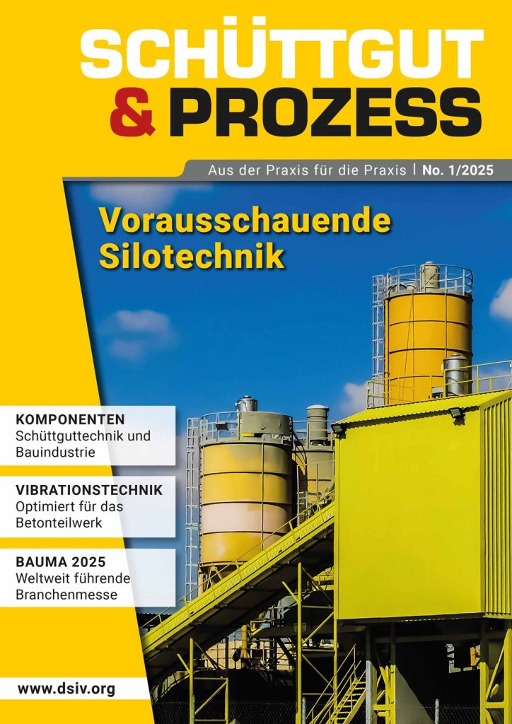 Cover des Magazins Schüttgut & Prozess 1/2025