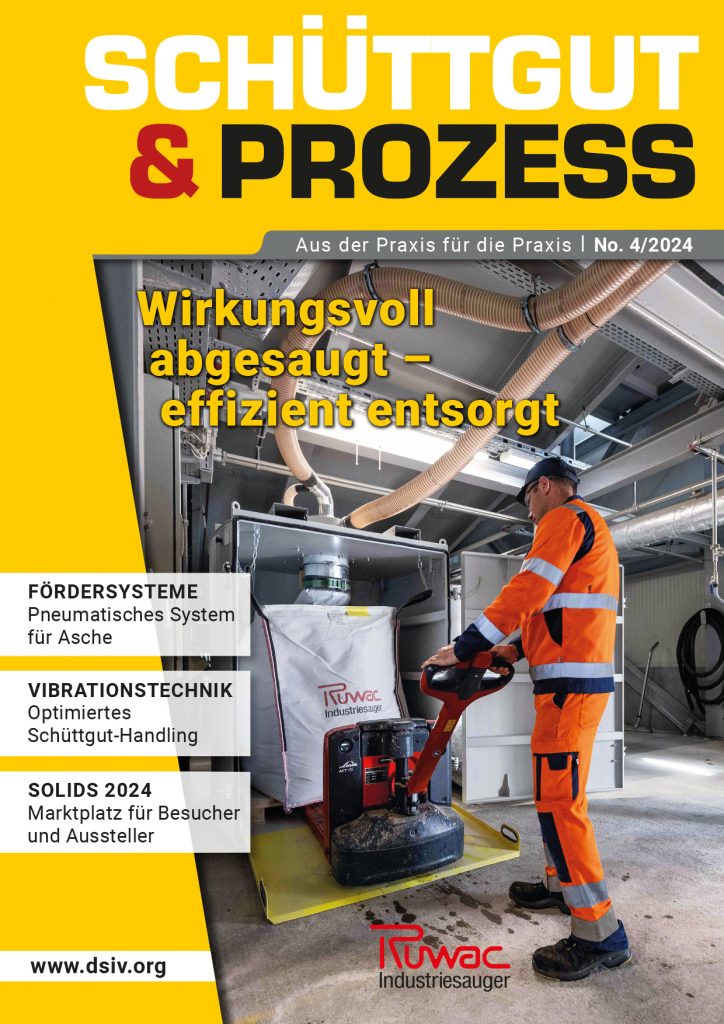 Cover des Magazins Schüttgut & Prozess 4/2024