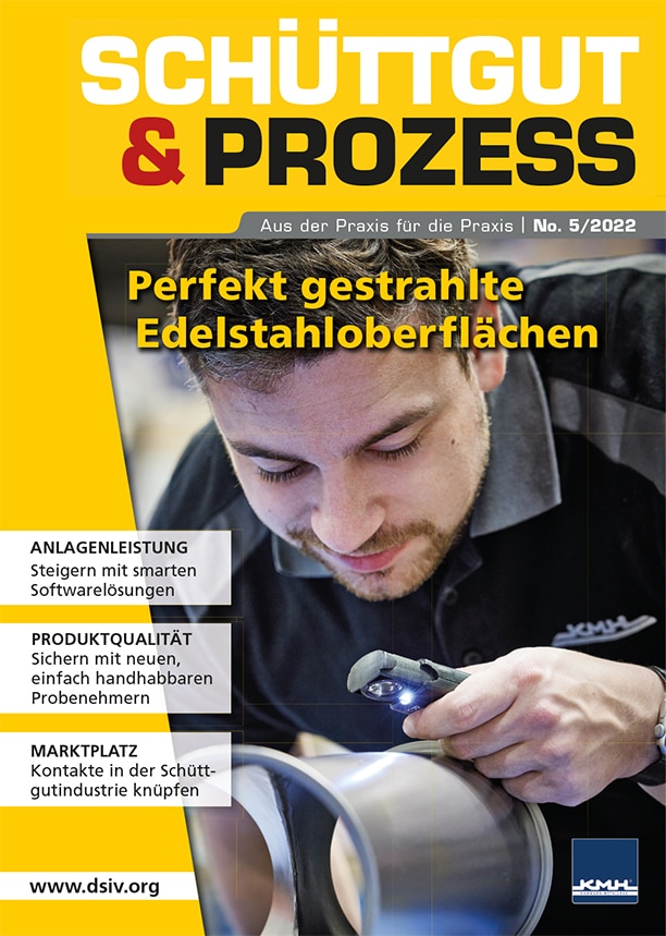 Cover des Magazins Schüttgut & Prozess 5/2022